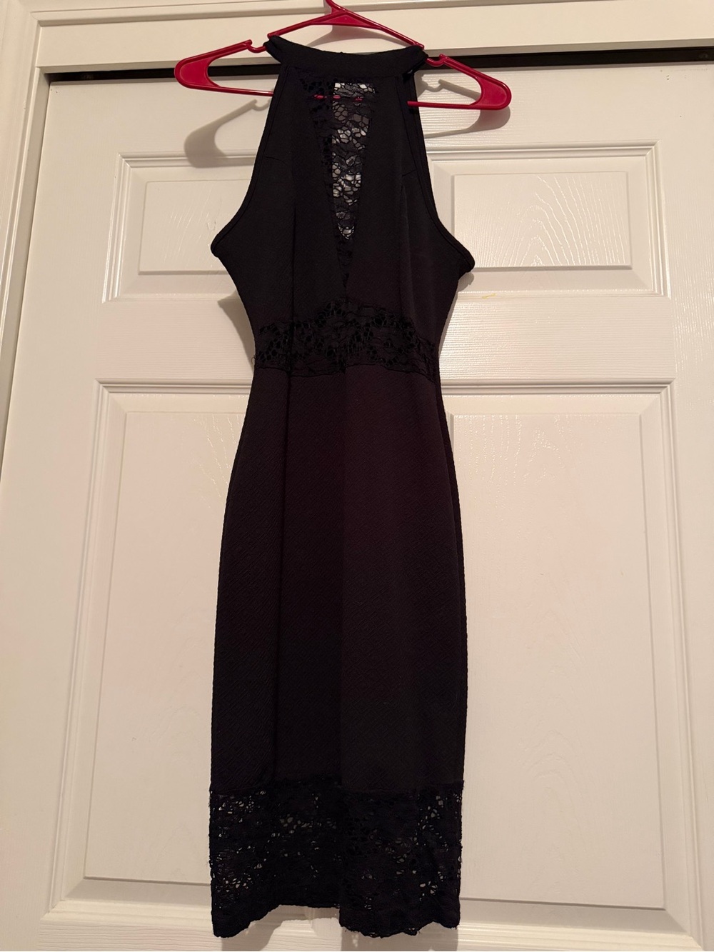 Charlotte Russe Women's Sleeveless Lace Detail Dress Size Small GUC